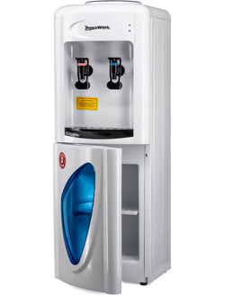 Кулер для воды Aqua Work 0.7-LKR белый, с нагревом без охлаждения