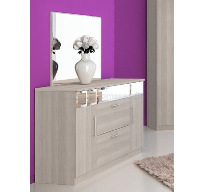 Зеркало "Роксана в сочетании с комод с зеркальными вставками