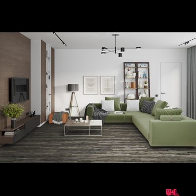 Кварцвиниловая плитка Damy Floor Family LVT Дуб Рустикальный Черный / Rustic Black Oak TCM369-7 — LVT 43 класс толщина 2.5 мм с фаской клеевая 4.13 м2