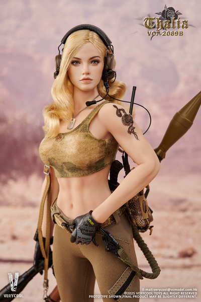ПРЕДЗАКАЗ - Боевая подруга Талия - Коллекционная фигурка 1/6  Desert Female Soldier Thalia Blonde Hair (VCF-2069B) - VERYCOOL ?ЦЕНА: 25900 РУБ.?