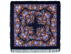 Павловопосадский платок Цветочная сказка 1458-14