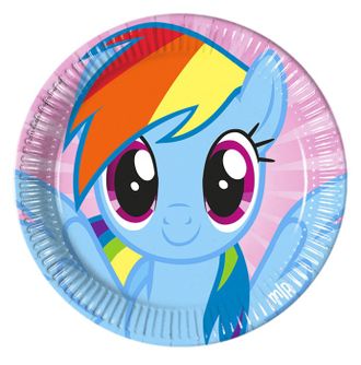 Тарелки &quot;Моя маленькая Пони&quot; / Rainbow Pony (23 см)