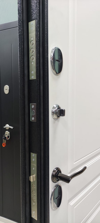 ЛАЙНДОР. ДВОЙНОЙ ТЕРМОРАЗРЫВ. АРКТИКА 102 мм (ТРЕХКОНТУРНАЯ) ШАГРЕНЬ ЧЕРНАЯ/ БЕЛЫЙ МАТОВЫЙ.