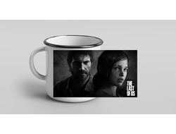 Кружка металлическая эмалированная  ОДНИ ИЗ НАС, THE LAST OF US  №1