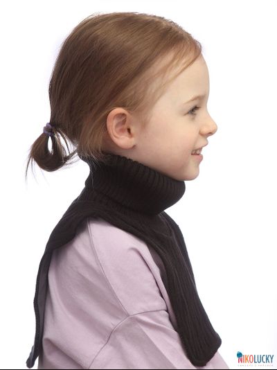 Манишка 23-34 подклад 100% полиэстер, размер 3 (от 5 лет) черный