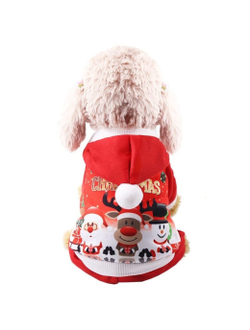 Новогодний костюм для собак Merry Christmas