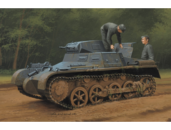 Сборная модель: (Hobby Boss 80145) Германский лёгкий танк T-I Ausf A Sd.Kfz.101 (Early/Late Version)