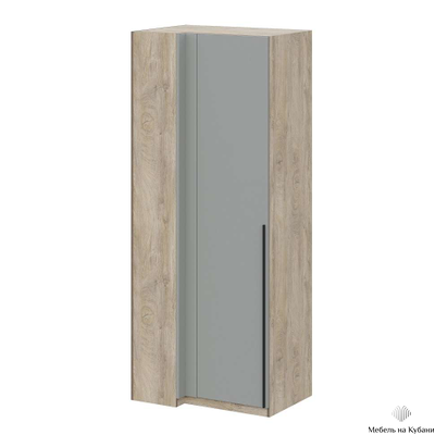 Этна шкаф угловой Дуб эндгрей/Софт грей