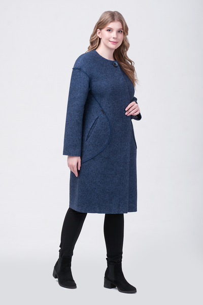 Пальто кокон Modico 20511 осень - весна