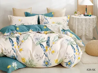 Постельное белье Cleo евро сатин 200х220х1 230х250х1 50х70х2+5см 70х70х2 31/828-SK