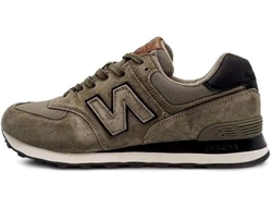 New Balance 574 Brown Black мужские