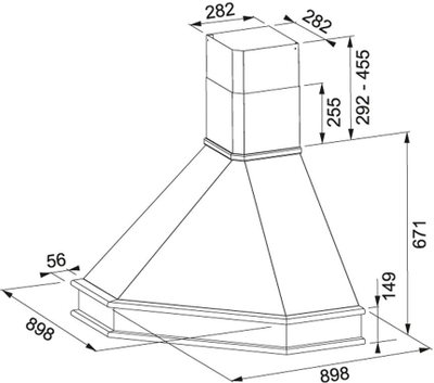 FCS 90 O1 EV8 (321.0592.491) неокр.вытяжка