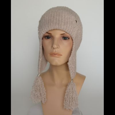 Женская шапка ушанка с кисточками Италия Vizio 9008 UOL