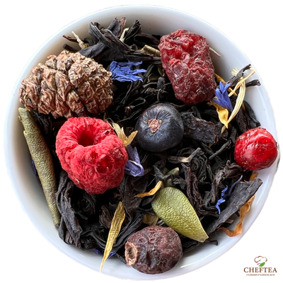 Чай с лесными ягодами и саган дайля  - Сила Сибири премиум 200г