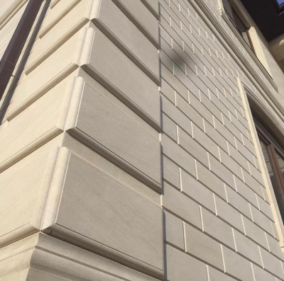 Акушинский камень светло-желтый с фаской