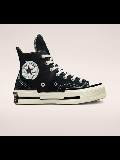 Кеды Converse Chuck 70 Plus черные высокие на платформе A00916C