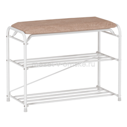 ЗМ126 Подставка для обуви "Альфа-23" с сиденьем. Размер: 650*480*300