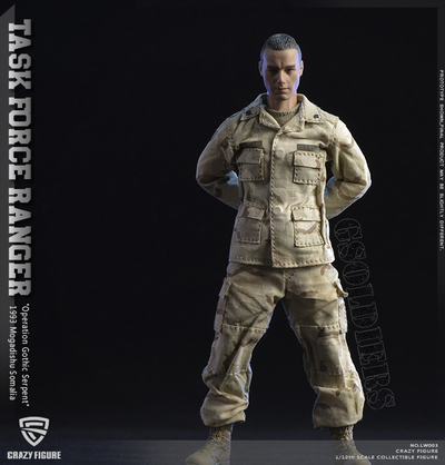 Солдат Армии США ("Падение Черного Ястреба") фигурка 1/12 scale US Military LW003 Crazy Figure