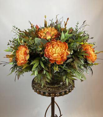 Настольный декор Пионовидные розы