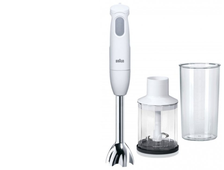 Блендер BRAUN MQ120 PESTO, погружной, белый
