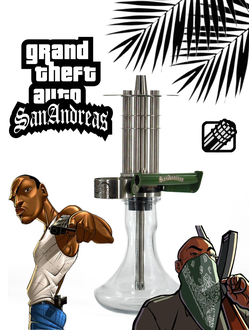MICROGUN HOOKAH | GTA SAN ANDREAS | БЕЗ КОЛБЫ