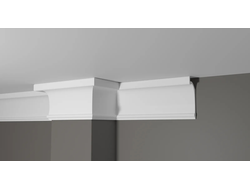 Потолочный плинтус для подсветки DECOR-DIZAYN DD518, из дюрополимера, под покраску, ударопрочный