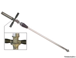 Насадка для мойки емкостей М63P с пневмоприводом; 915мм; 16-40 л/мин; .3/8 г.возд 1/4г ATEX