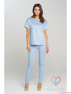 Брюки DR.SUPER "Stars" голубые