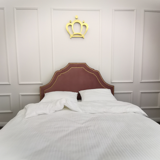 Кровать "Тори" светло-бежевого цвета