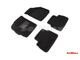 Комплект ковриков 3D DAEWOO MATIZ II черные (компл)