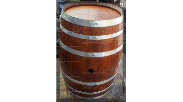 Бочка из дуба 200 литров без покрытия обручей. Бочка покрыта краской и лаком 