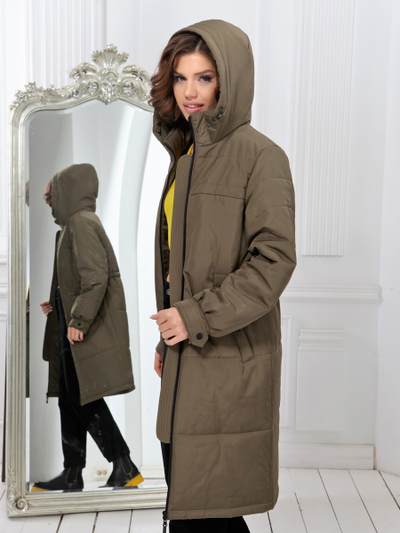 Пальто 23301 хаки