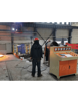 Пульт дистанционного управления процессом плавки