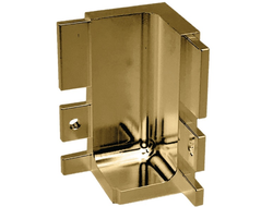 GOLA Угол внутренний для профиля L для нижней базы, Золото крацованное (brush polish)  GA0042.VP000.GLBAN.CJ  ARISTO