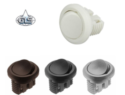 Выключатель D27 встраиваемый в цвете........ IP20, 5A, 250В 27х27х21мм  GLS