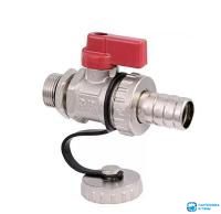 Кран шар. дренажный 1/2&#039;&#039; со съемным штуцером VIEIR