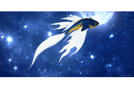 Космическая рыбка. 
Арт от Legenda Vincento