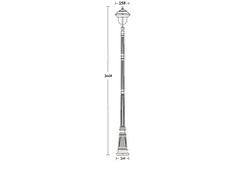 Садово-парковый светильник серии  Madrid BL -1