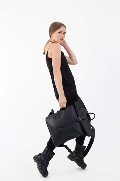 Рюкзак Kokosina Rolltop Черный