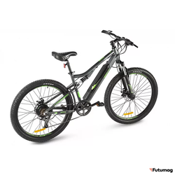 Электровелосипед Eltreco Walter (Серо-зеленый)