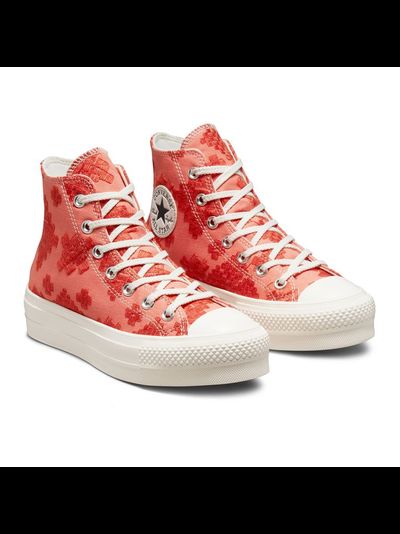 Кеды Converse Chuck Taylor Lift Festival Broderie High Top Bright Madder