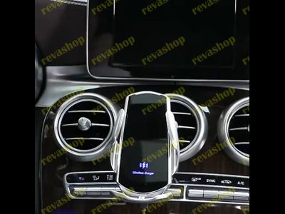 Держатель для телефона с беспроводной зарядкой 100 Вт