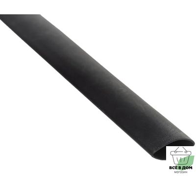 ЭРА термоусадка трубка ТУТнг 2/1 черная отрезки по 1м (уп. 50м цена за метр) (1/50/1500)
