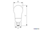 Philips Ecotone Ambience A65 5yr 6w 827 E27