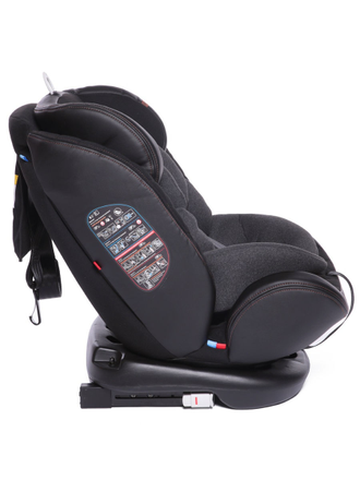 Автокресло Baby Care Shelter 0-36кг, IsoFix, поворотная база 360, Eco Black / Dark Grey