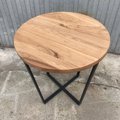 круглый стол из карагача (массив)