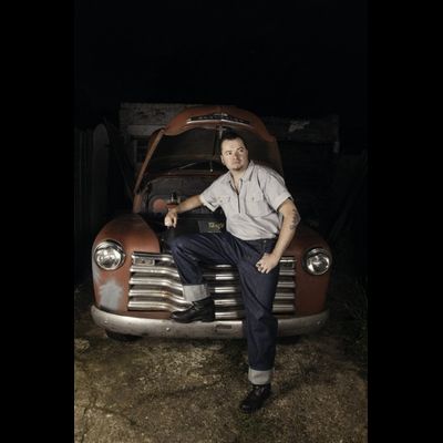 Рубашка Prison Blues® HICKORY WORK SHIRT [Молния/Короткий рукав]