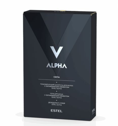 Estel Professional Набор ALPHA СИЛА Шампунь 300 мл + Гель для душа 250 мл + Дезодорант 100 мл