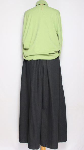 Свитер "ГЛАДКИЙ С ДЛИННЫМ РУКАВОМ " 7807 салатный, малахит, хаки, бирюзовый, морская волна р.52-56