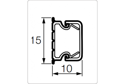 Мини-канал Metra 15х10 мм